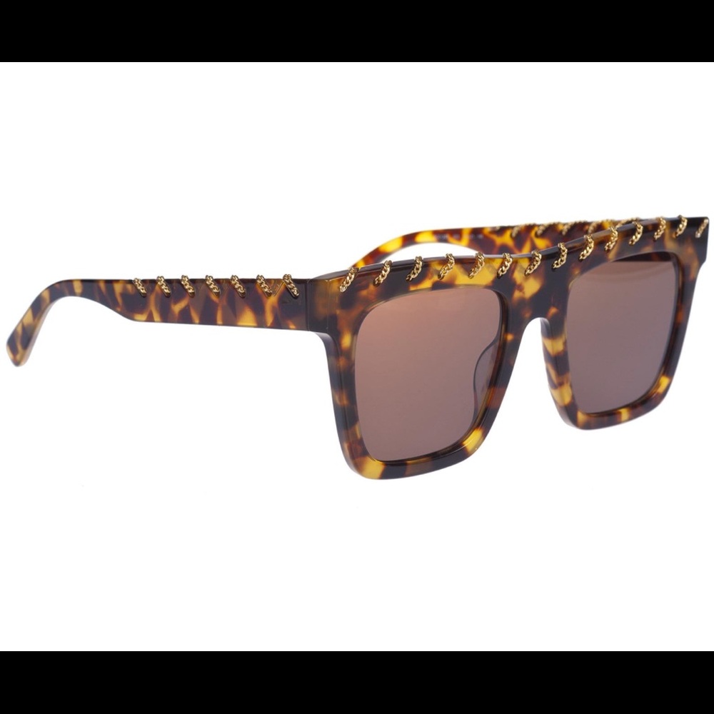 Stella McCartney Square Falabella Chain Sunglasses